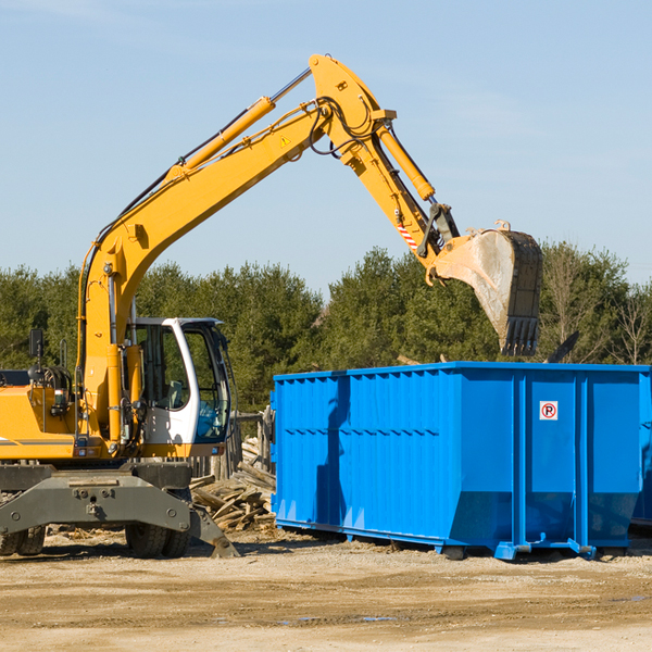 can i choose the location where the residential dumpster will be placed in East Griffin GA